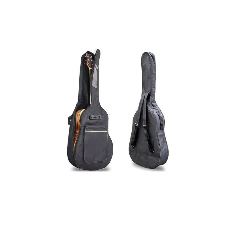 Waterproof Guitar Case Double Strap Padded Black Guitar Case with Backpack Shoulder Strap Classical Guitar Bag for 36/39/41inchs