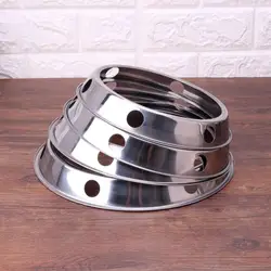 Kitchen Home Support Reversible Round Pan Stand Wok Ring Pots Holder Stove Rack