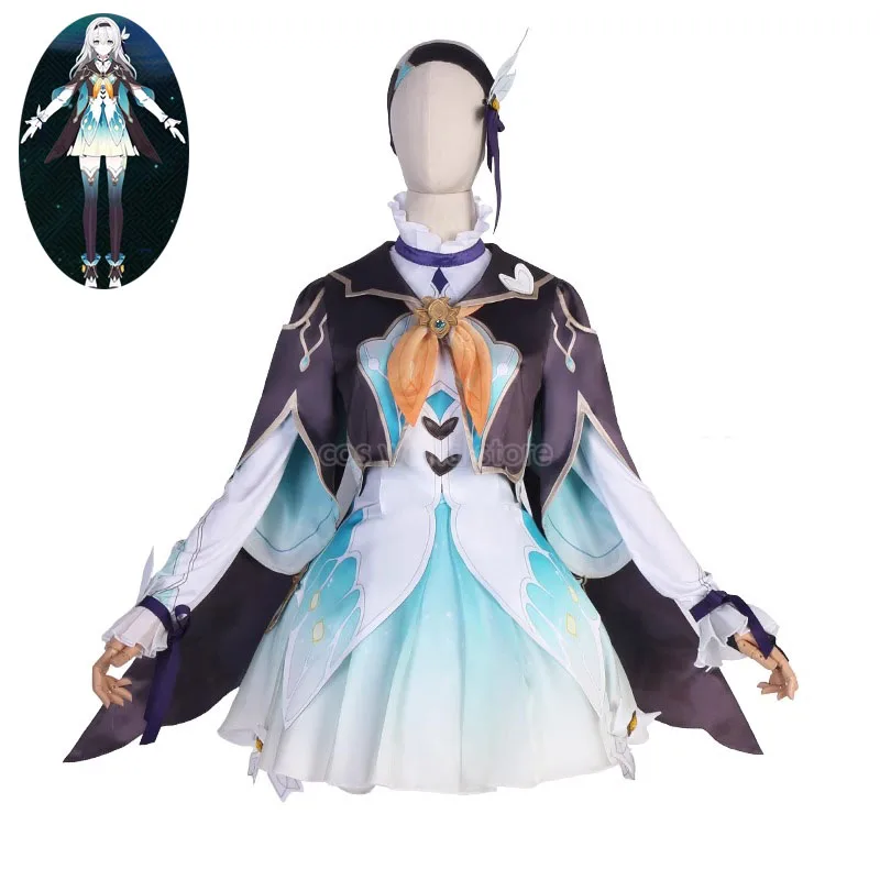 

Anime Game Honkai: Star Rail Firefly Cosplay Costumes Women Girls Lovely Dress Comic-con Party Suit Halloween Carnival Clothes