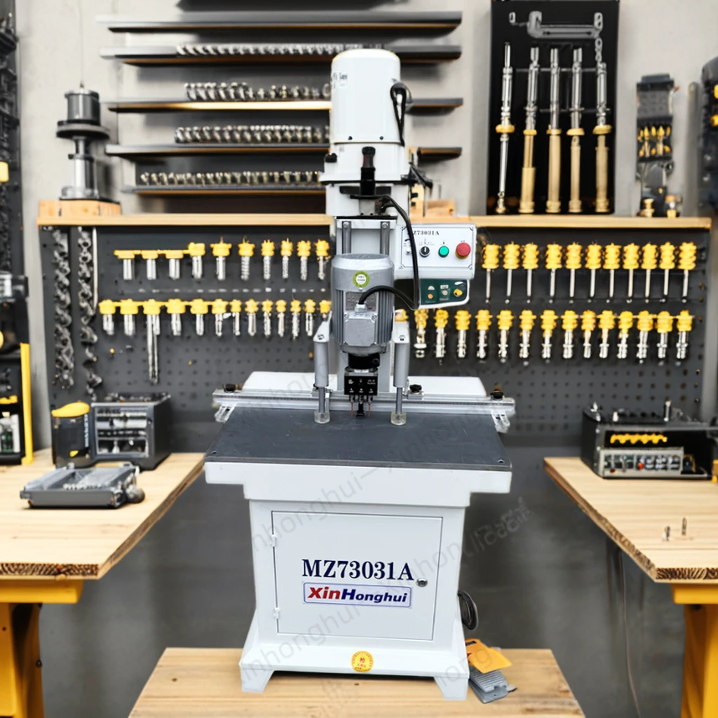 

MZ73031A Woodworking Radial Drilling Machine Cabinet Door And Hinge Milling Boring Machine With Gear And Motor Core Components