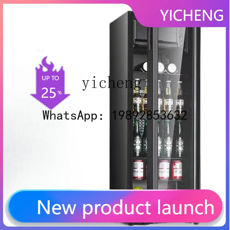 

ZSG Transparent Single Door Refrigerator Household Minitype Refrigerator Commercial Office Tea Drinks Wine Display Cabinet