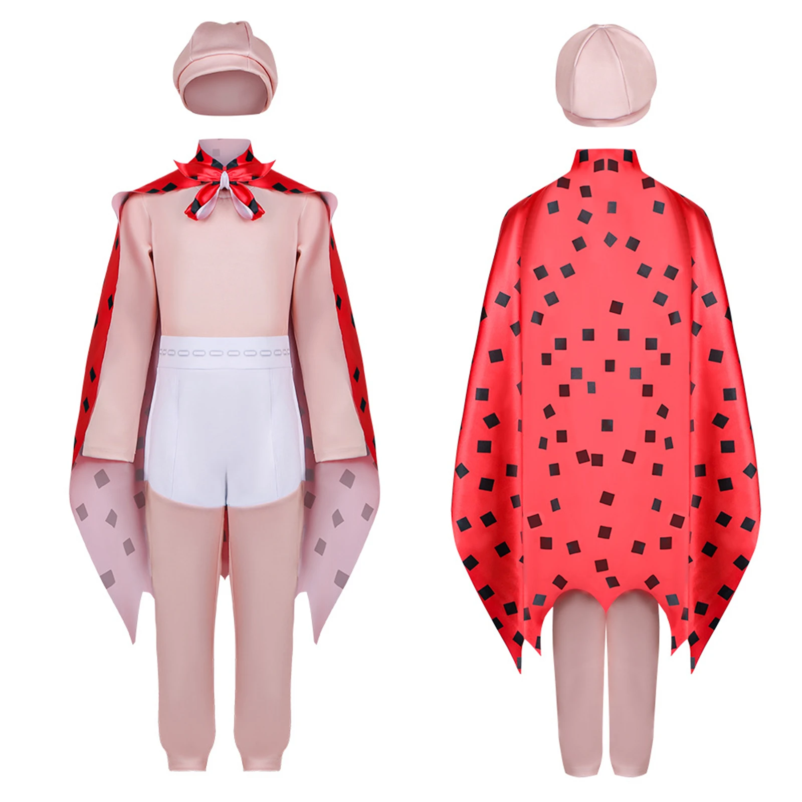 

Benny Krupp Cosplay Costume Men'S Underwear Jumpsuit Cape Parent-Child Set Kids Stage Performance Costume Halloween Uniform Set