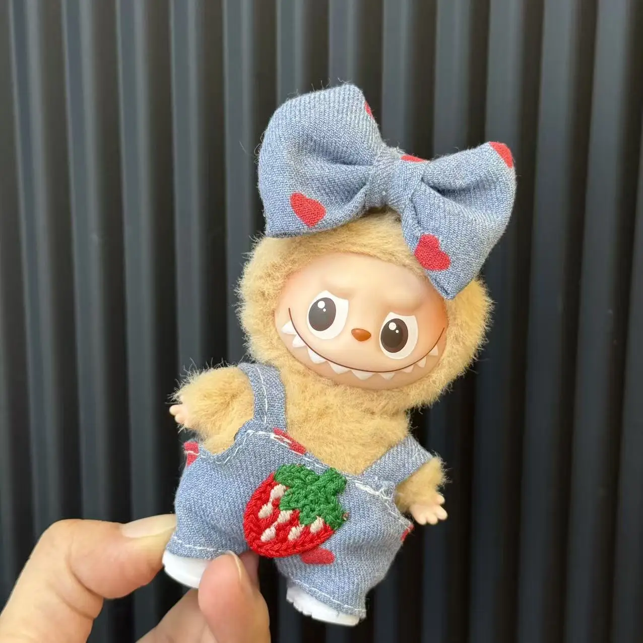 Mini Labubu Clothes Dress Pants Set For 10.5cm Labubu V4 The Monsters Pin Doll Clothes Outfit Accessories Ropa Labubu