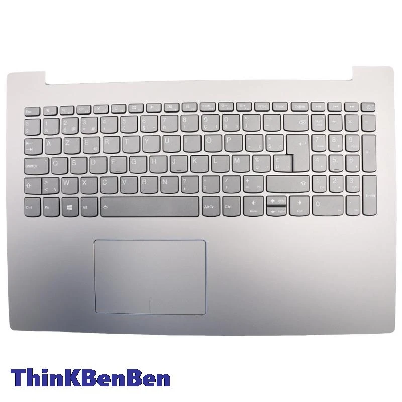 

BE Belgian Mineral Gray Keyboard Upper Case Palmrest Shell Cover For Lenovo Ideapad 520 15 15IKB 5CB0N98564