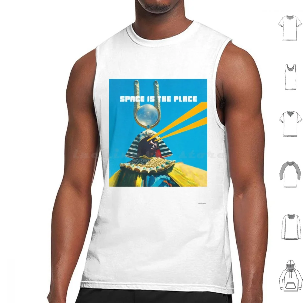 Sun Ra-Space Place Tank Tops Vest Sleeveless Sun Ra Sunra Cult The Arkestra Arkestra Chicago Jazz Vintage Classic Pop