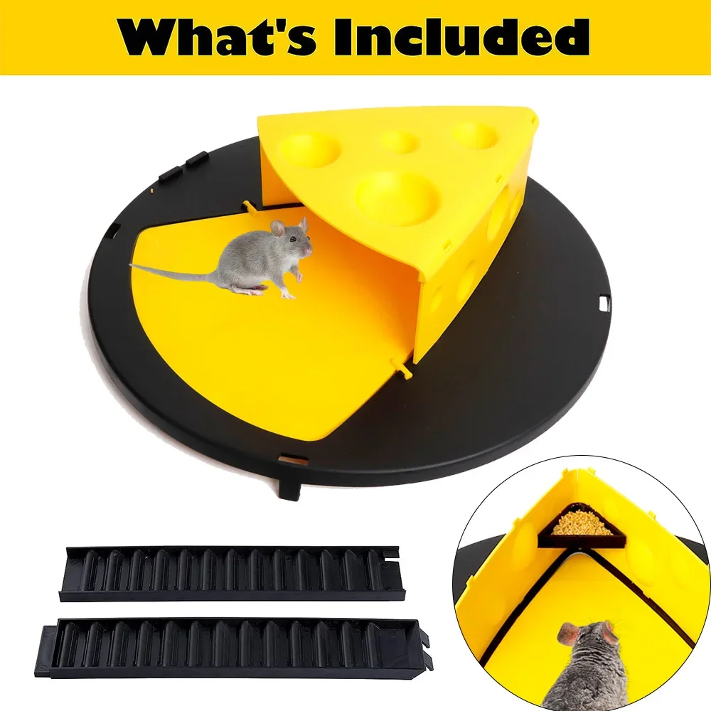 Mouse Trap, Home Kitchen Bedroom Farm Pest Control, Catch Mouse Trap, New Material, Automatic Mouse Trap