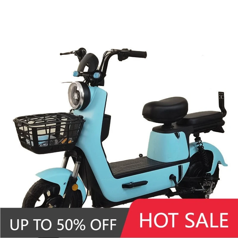 QQW Electric motorcycle street car 48V 500W lead-acid battery adult hot-selling electric bicycle