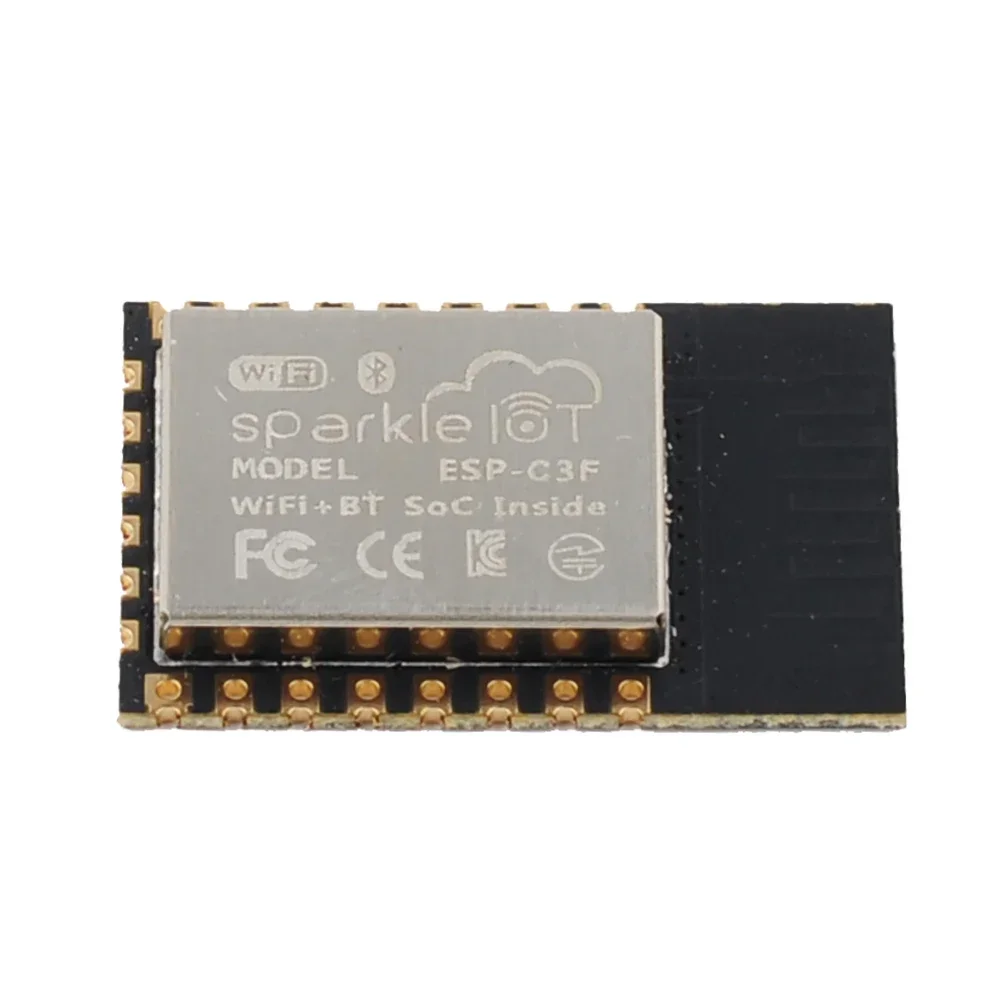 ESP32-C3F WiFi Bluetooth 4.0 Dual-Mode Microcontroller Module Single-Core 4MB Flash 400KB SRAM 2.4GHz IoT Development Board