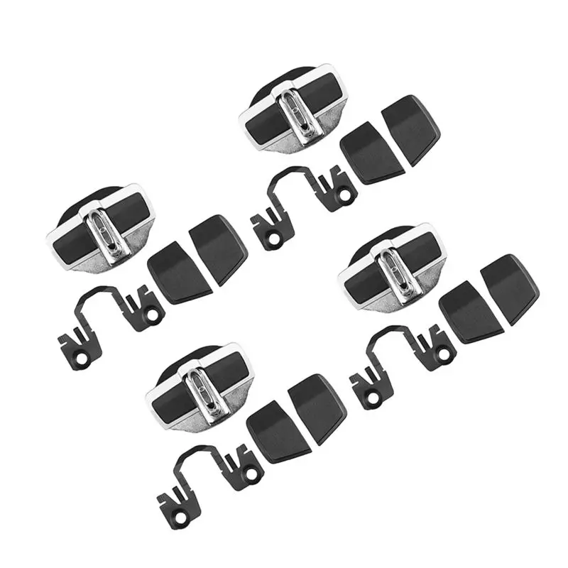 A01K-4 Set Car For Door Stabilizer Latches Protector Cap For Subaru All Series BRZ XV Forester Legacy Outback Impreza WRX