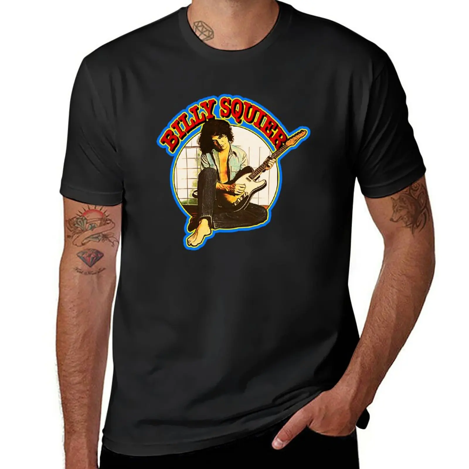 

New Billy Squier T-Shirt blank t shirts anime clothes vintage clothes heavyweight t shirts slim fit t shirts for men