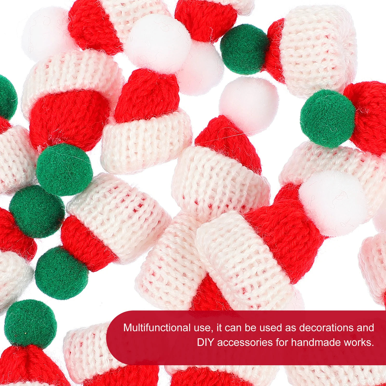 

20pcs Pet Hair Clips Mini Christmas Hats For Dogs Cute Party Decorations Diy Accessories Christmas Home Decor Supplies