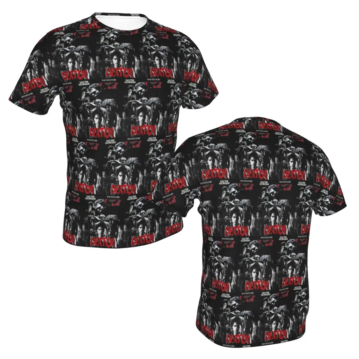 100% Cotton Dexter Morgan Movies T-Shirt Men's Funny T Shirt Men Crew Neck Summer Shirts Tops