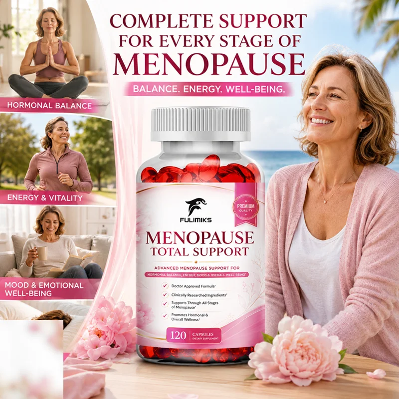 Women Menopause Hormone Supplement, Support Energy Nourish Skin Beauty, Emotional Fluctuation & Maintain Long-Term Female Health