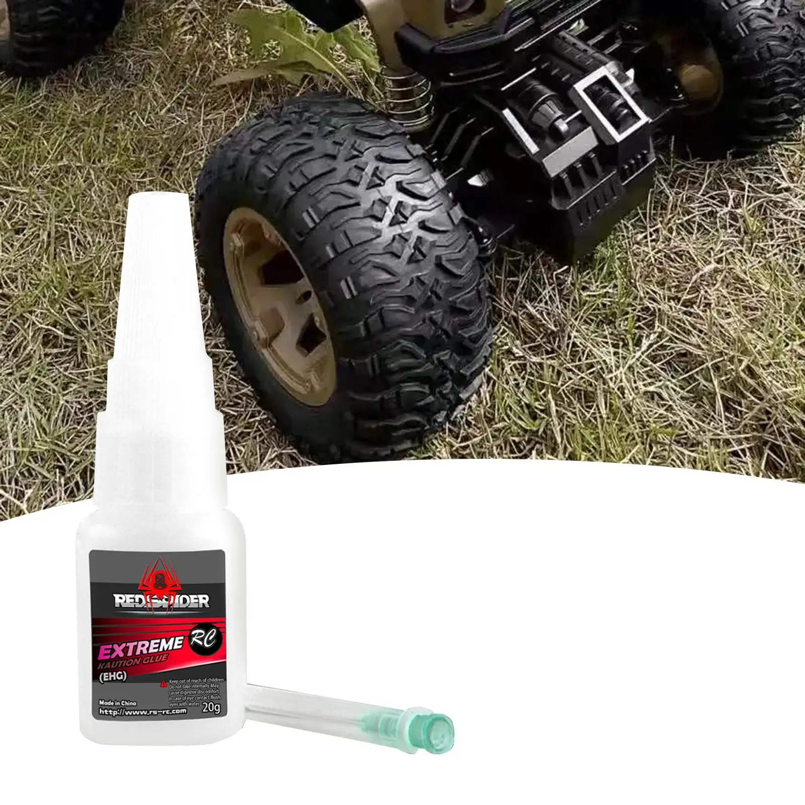 

RC Car Tires Wheels Glue with Pointed Nozzle Waterproof for RC Car Remote Control Model Car Dedicated Tire Glue Repairing