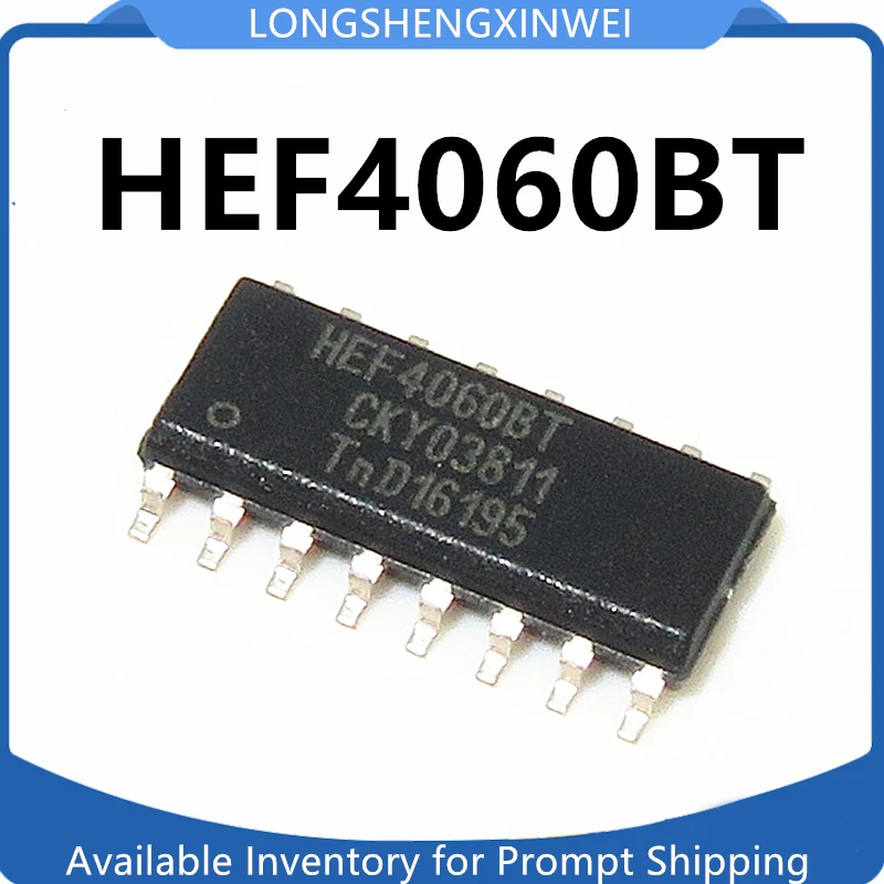 1PCS HEF4060BT HEF4060 SOP16 Patch Division Oscillator Chip IC New Original Spot