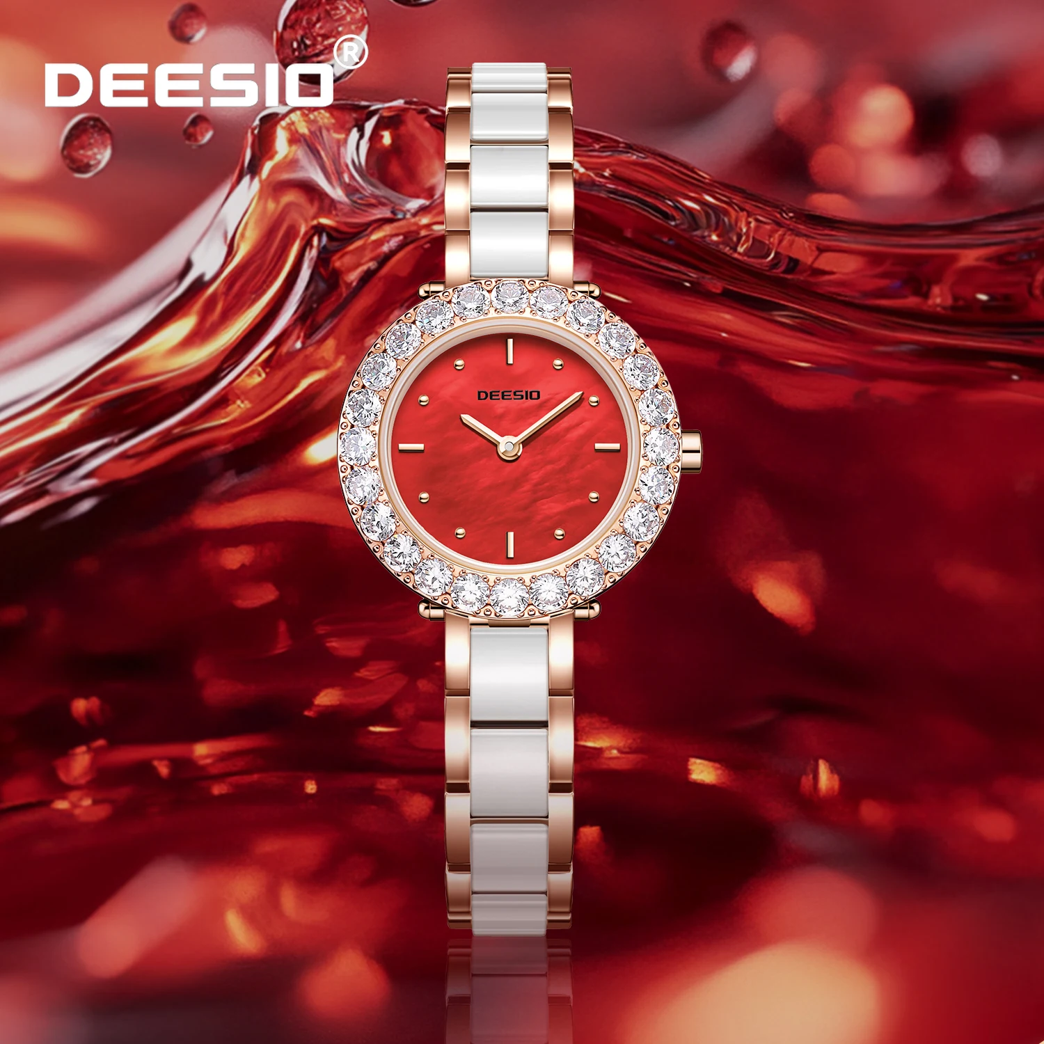 deesio-ladies'-japanese-analog-quartz-movement-rhinestone-stainless-steel-ceramic-watch-waterproof-watch-fashion-accessories