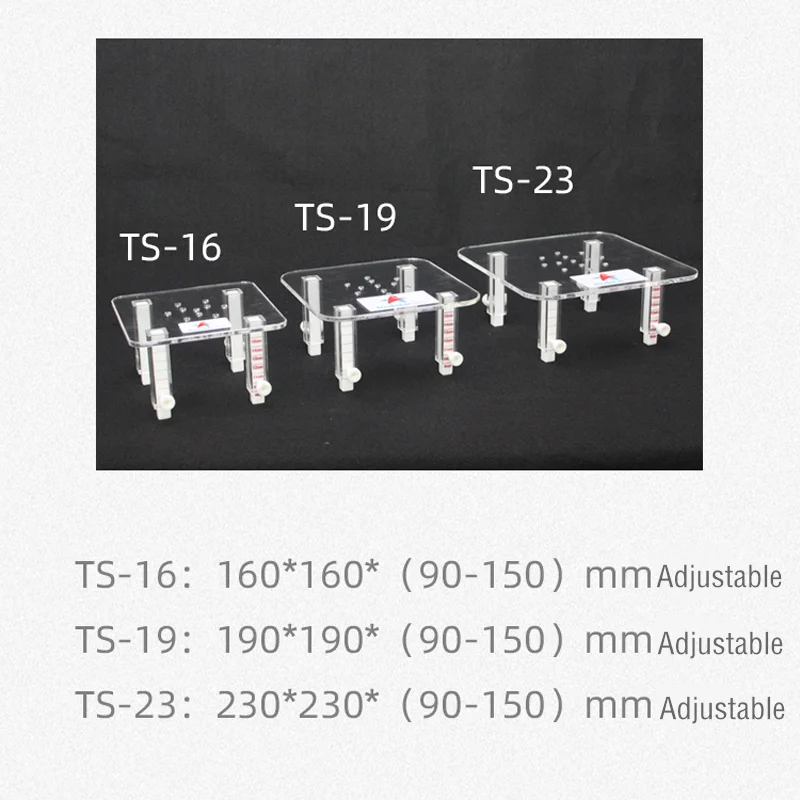 Adjustable Red Starfish Protein Skimmer Stand Acrylic Multi Function Stand For Saltwater Reef Aquarium Tank TS-16 TS-19 TS-23