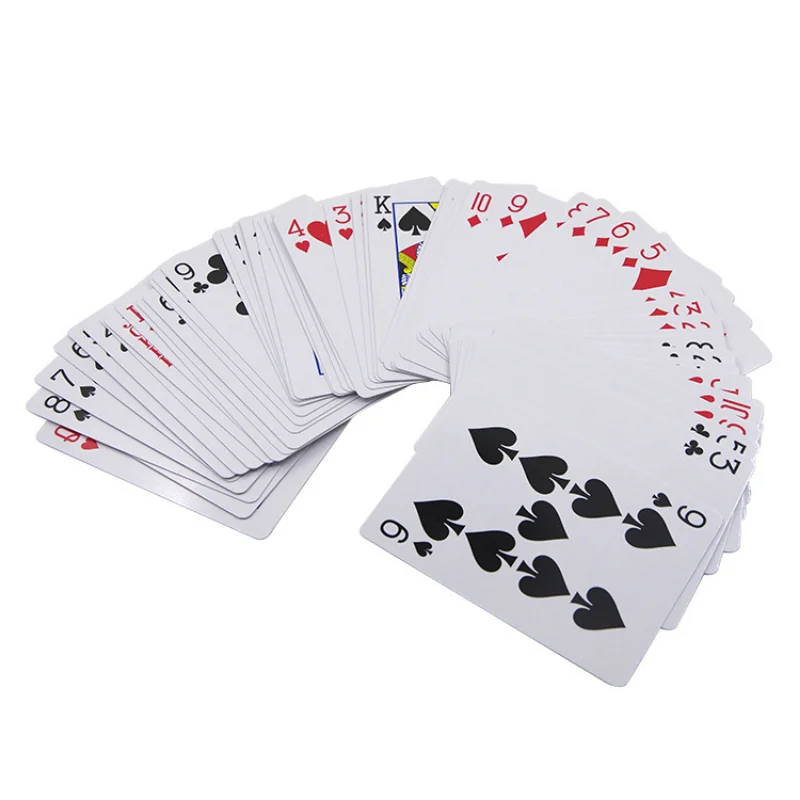 Cartas de juego marcadas en secreto, naipes mágicos transparentes para exteriores, interiores, Camping, recreación, bolsillo, tarjeta mágica