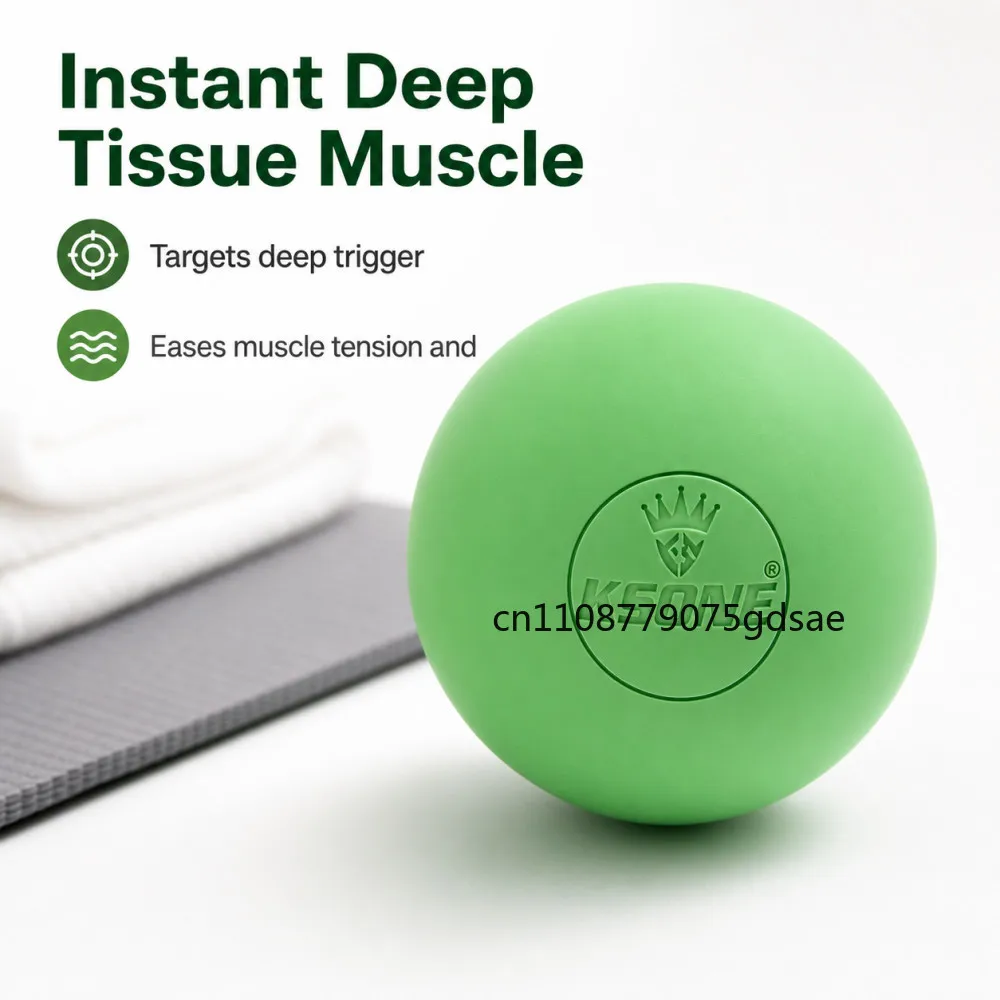 One Piece Yoga Massage Ball Fascia Ball Solid Rubber Ball Mixed Color Muscle Relaxation Ball For Muscle Recovery 6.3cm