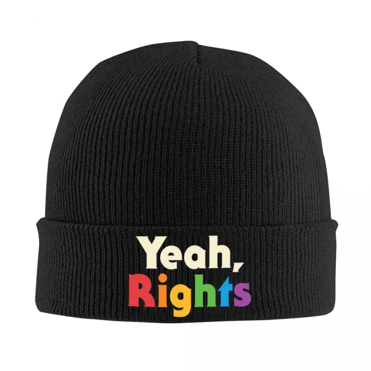 Yeah, Rights Knitted Hats Bonnets Skullies Beanies Warm Ski Cap Beanie Hat