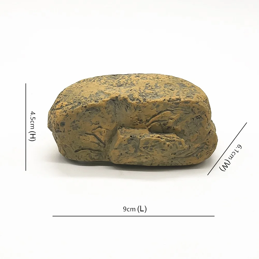 Hidden Creative Decorative Simulated Stone Spare Key Storage Box For Home Outdoor Garden RV Spare Keys Key Fob Safe Secure Hide