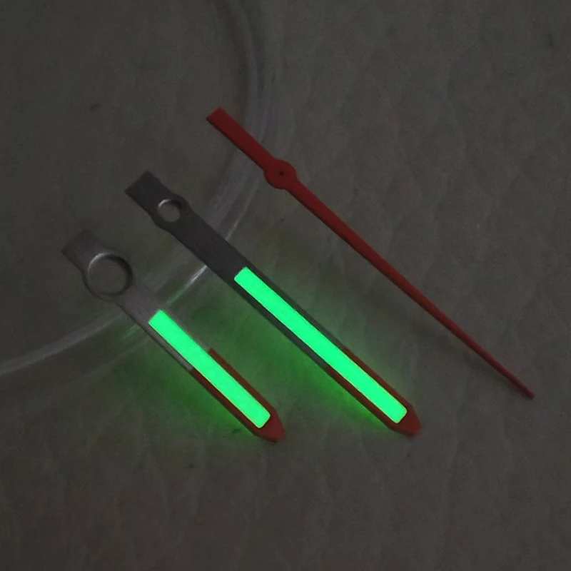 Modified watch accessories with orange hands, GMT alarm hands, 4-pin green night light hands suitable for NH34/35/36 movements