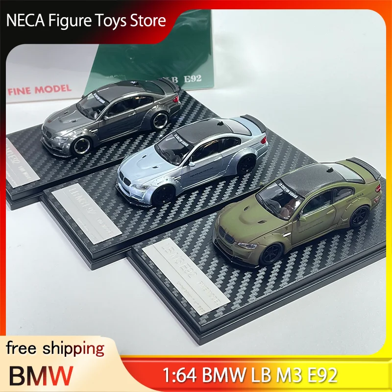 

Fm Bmw Lb M3 E92 Alloy 1:64 Car Model Simulation Ornaments Collection Limited Edition Gift For Boys Luxury Bmw Car Model Toys