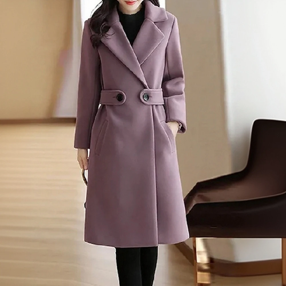 

Autumn Winter Coats 2025 Women's Chic Long Sleeve Open Front Full Print Daily Loose Fit Coats