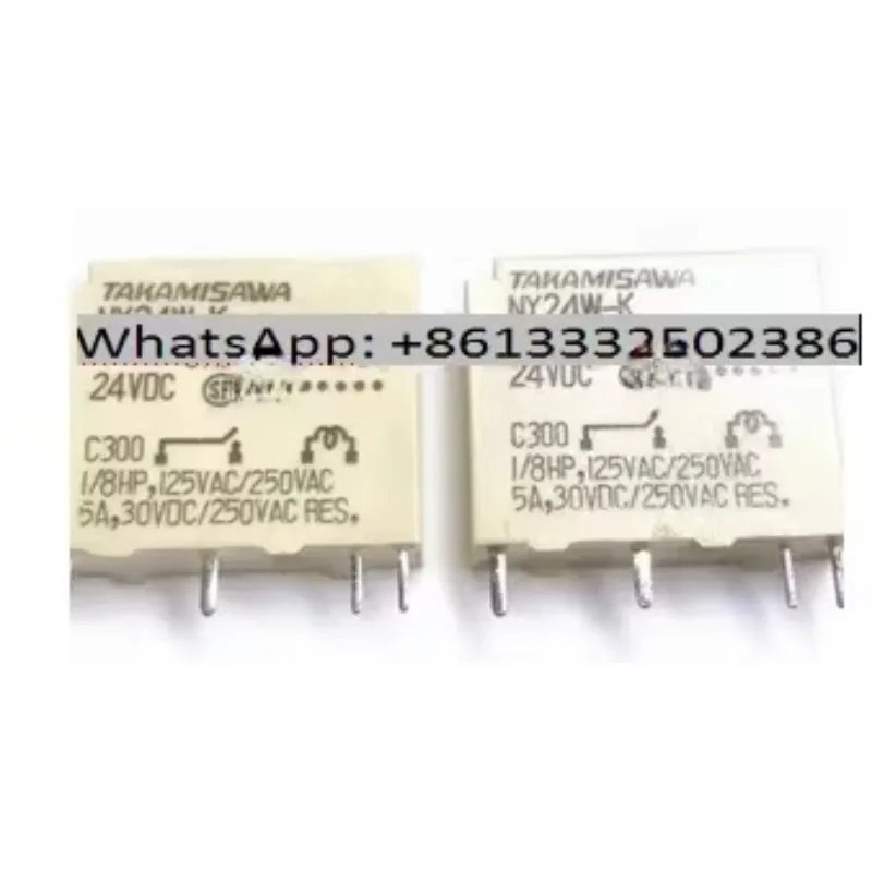 

10 шт. новое реле NY5W-K 5VDC NY5W K NY12W-K 12VDC NY12WK NY24W-K NY24WK 24VDC 4PIN 4A TAKAMIS силовое реле