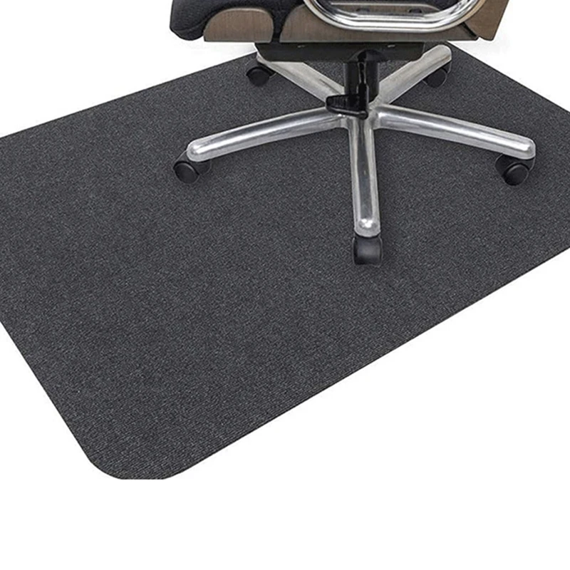 Chair Mat For Hard Floors, 55 X 35Inch Protector Chair Mats For Hardwood Floors, Desk Rug For Home Office, Dark Gray