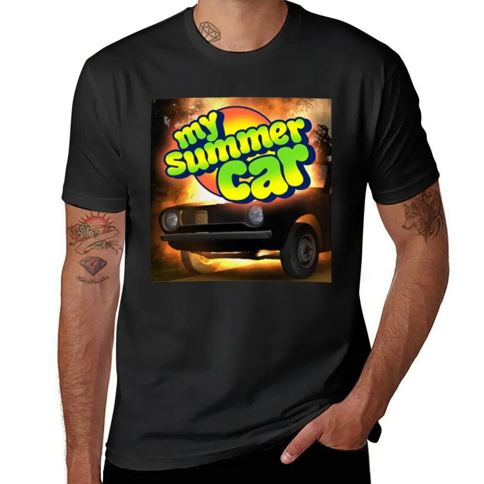 

My summer car Classic . T-Shirt anime figures vintage graphic tee oversized graphic tee oversizeds slim fit t shirts for men