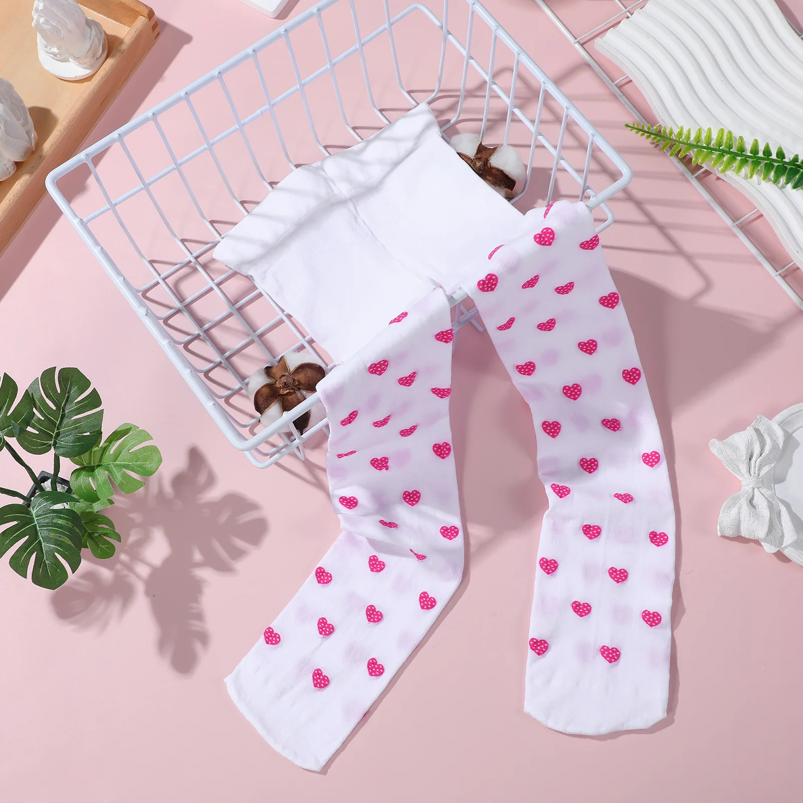 

Candy Colored Kids Dots Pantyhose Seamless Stockings Tight Hosiery Pattern Ideal Socks Spring Fall