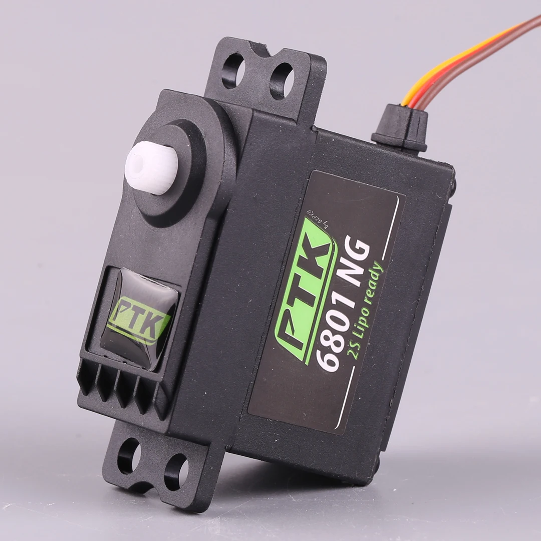 PTK 6801 NG Atacado modelo servo de simulação digital de engrenagem de direção, modelo de navio, planador, asa fixa, motor de direção robô