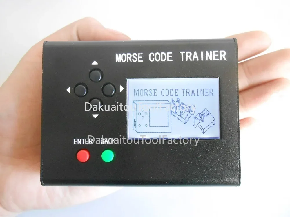 

new MORSE CODE TRAINER Moore Simo Wales Code Trainer Shortwave Radio Telegraph Key Auto Key Learning CW Radio