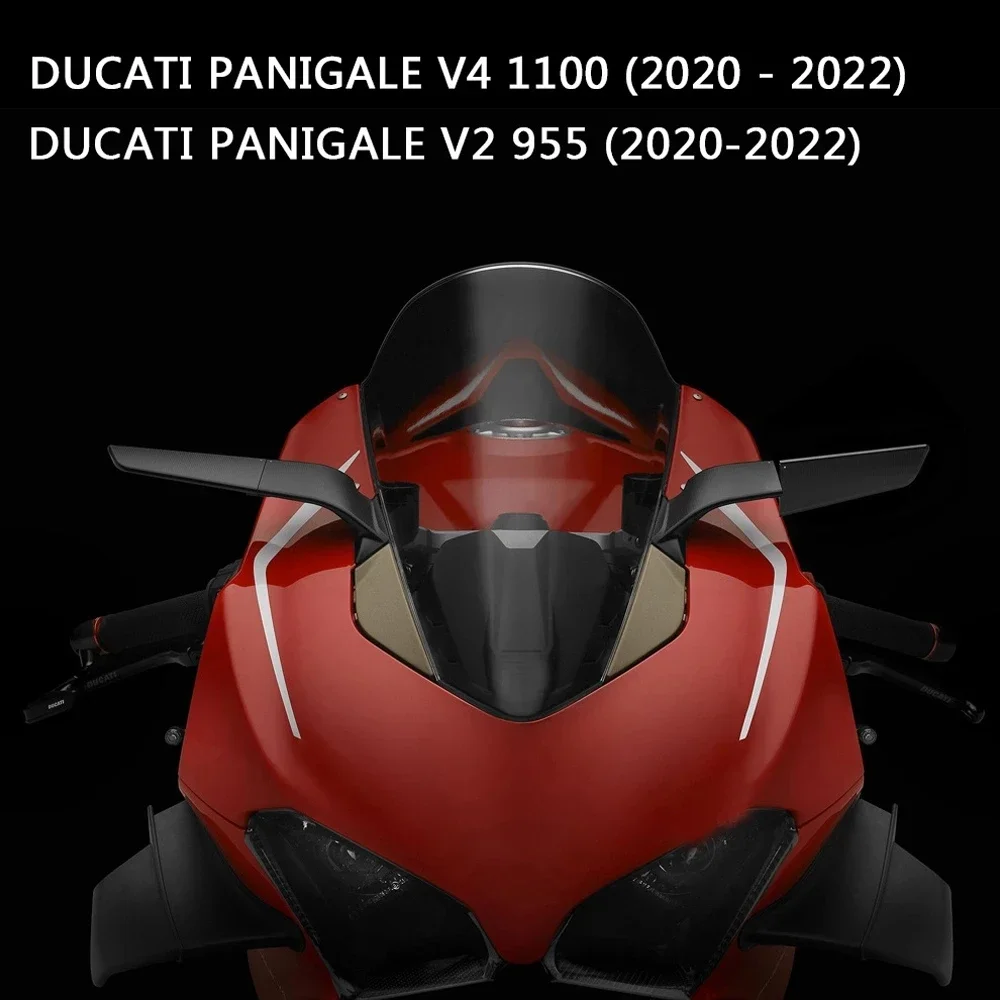 

For Ducati Panigale V2 955 V4 1100 2020 2021 2022 New Motorcycle Rear View Mirrors Adjustable Rotating Windwing Rearview Mirror