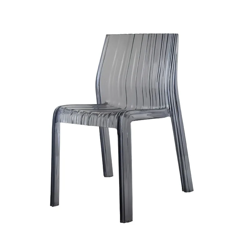 

Акриловый стул, прозрачный легкий роскошный обеденный стул, современный креативный подлокотник, спинка