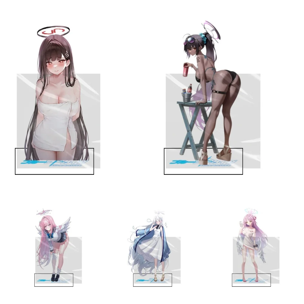 

15CM HOT Anime sexy Blue Archive Acrylic Cosplay Charm Characters Ornament Accessories Good Christmas Gifts
