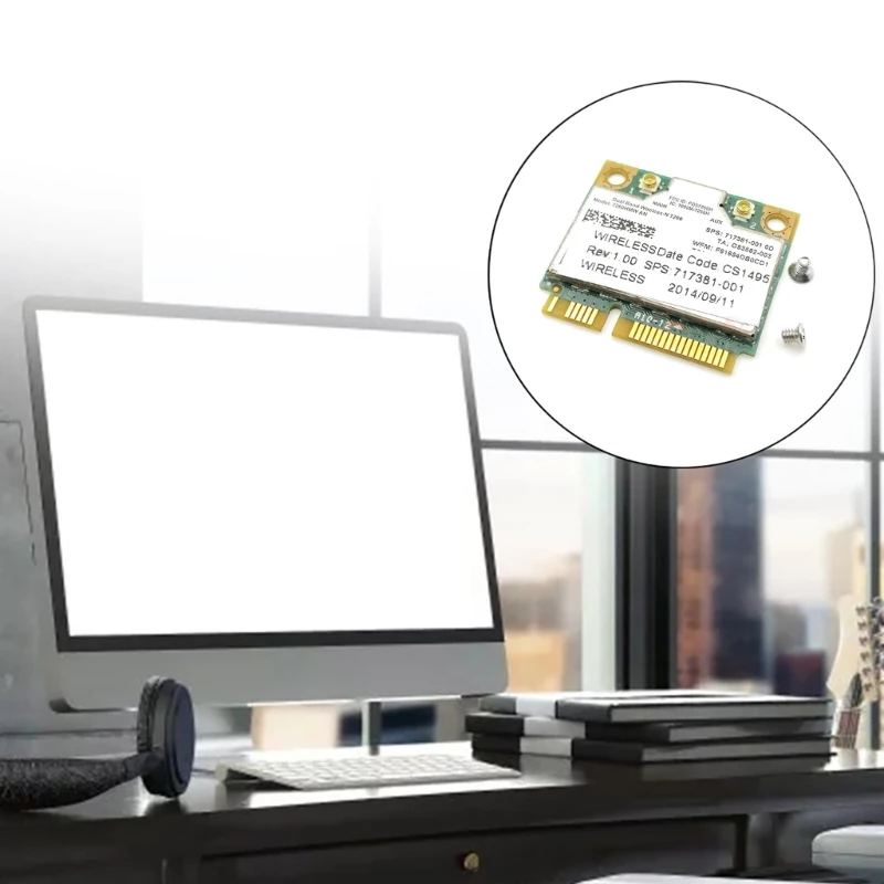 Adapter Mini PCIE WiFi 7260 7260HMW 7260AN Wireless-N 2,4 GHz/5,0 GHz 300 Mbps