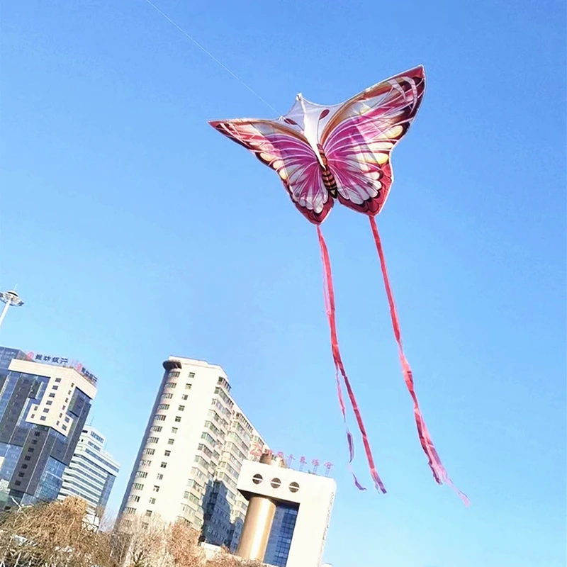 Cometas de mariposas voladoras para niños, Juguetes Divertidos, juego al aire libre, latawiec dla dzieci drachenfliegen flugdrachen fun, envío gratis