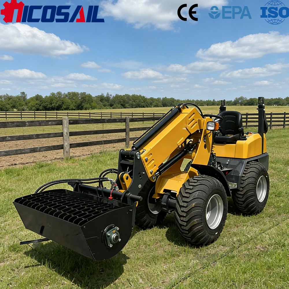 

KZL918 Telescopic Wheel Loader CE Certified Euro 5 Heavy Duty Durable Quality for Farm Garden Narrow Space