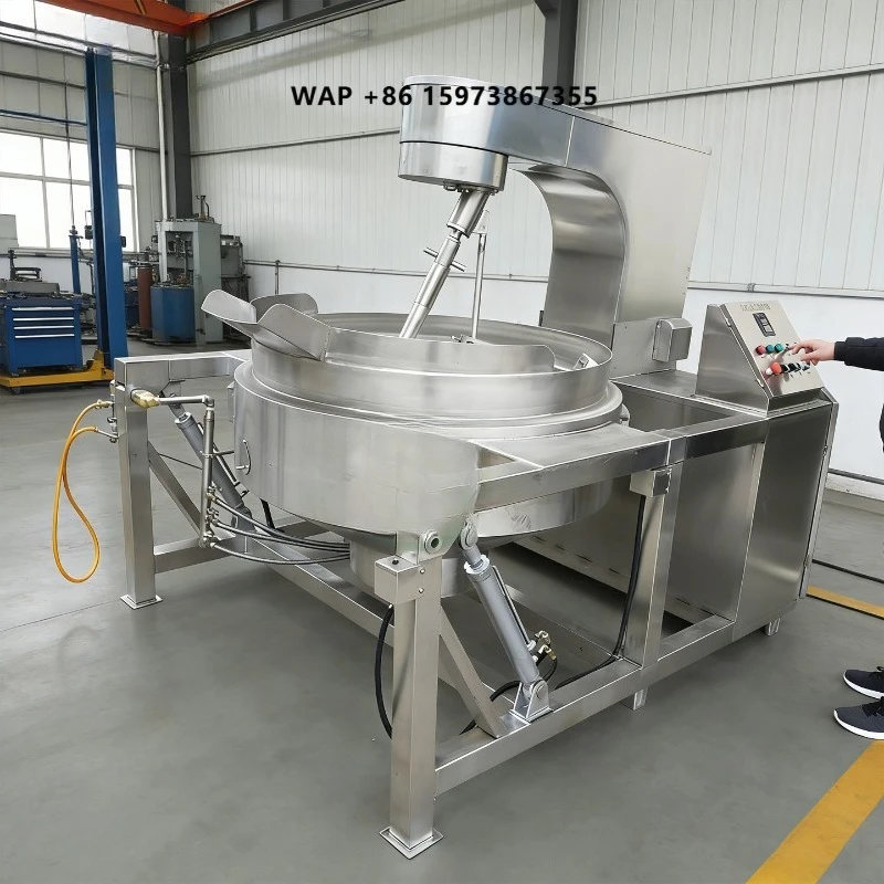 Multifunctional Gas-heated Planetary Wok Kitchen Cooking Machine Sauce Frying Equipment