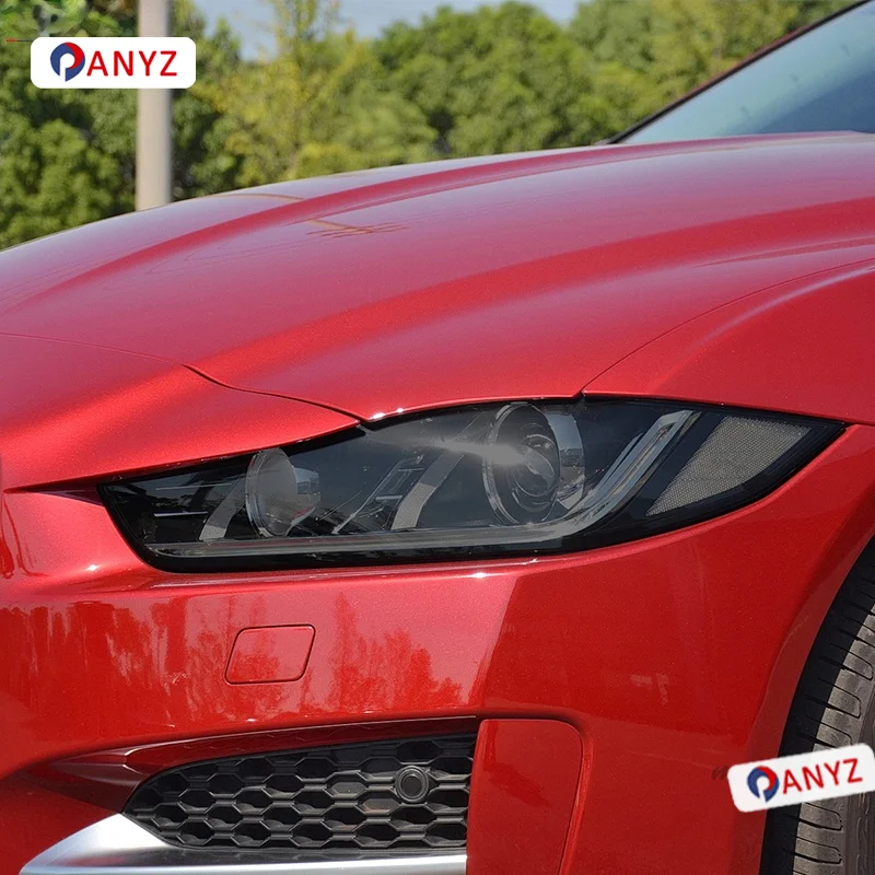 

2 шт. защитная пленка для автомобильных фар, виниловая прозрачная черная наклейка из ТПУ для Jaguar XE X760 2016 2017 2018 2019 2020, аксессуары