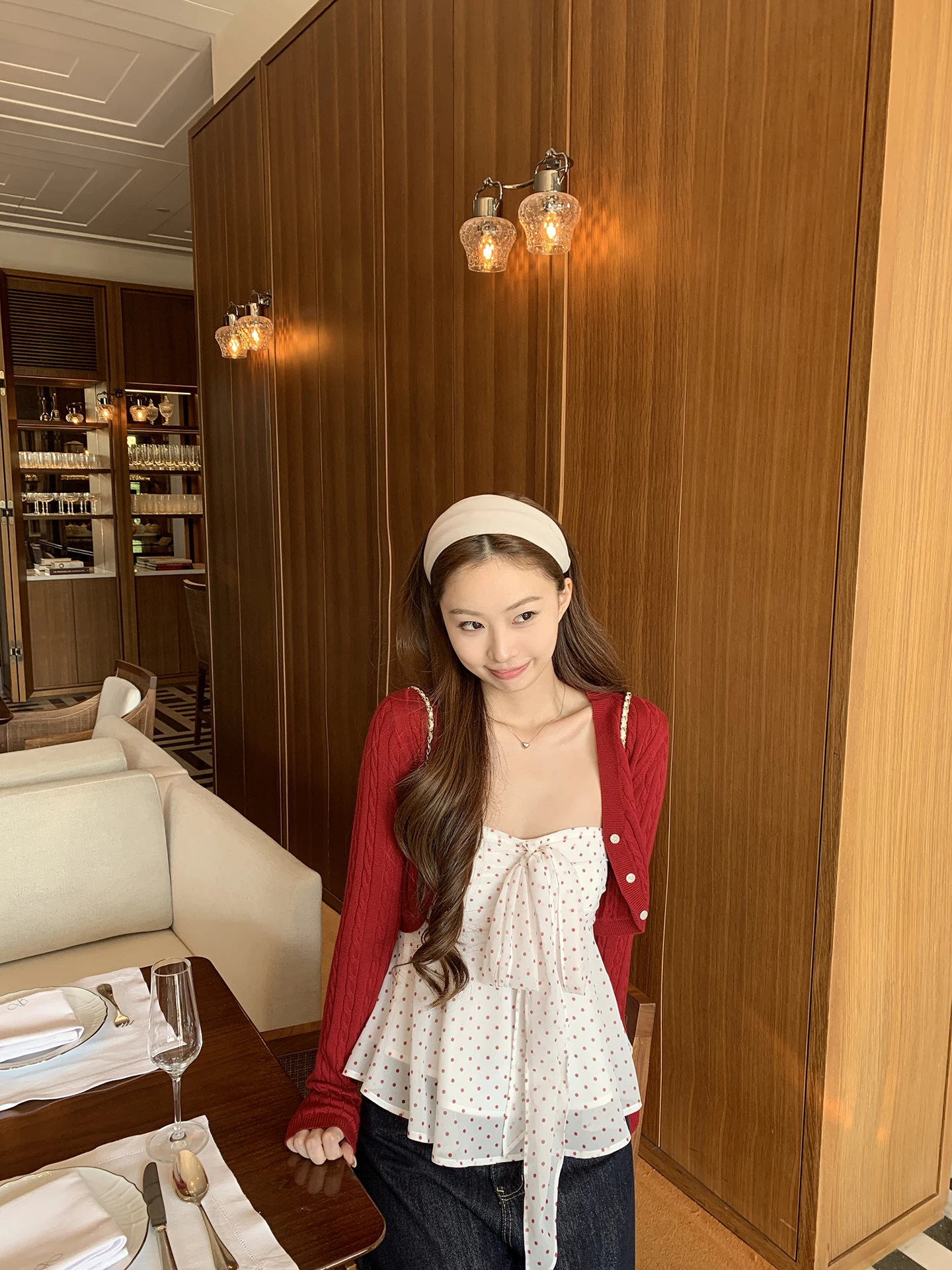 

Красный вязаный кардиган для женщин: модный, омолаживающий, красивый свитер-жакет в стиле G-Sle для повседневной носки, прямой крой