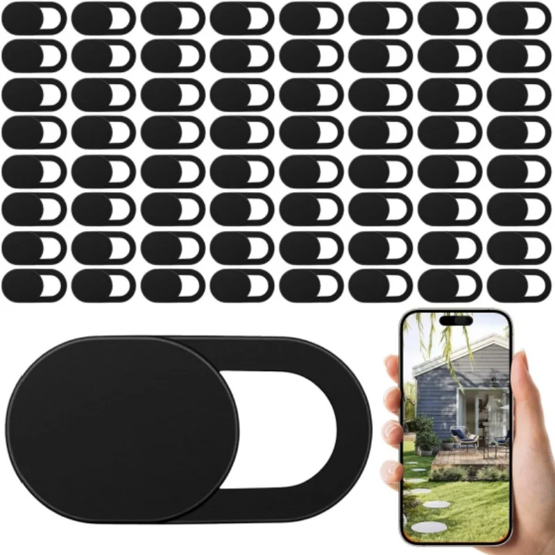 Webcam Cover Shutter Magnet Slider Plastic Camera Cover for iPad Tablet Web Laptop Pc Camera Mobile Phone Lenses Privacy Sticker