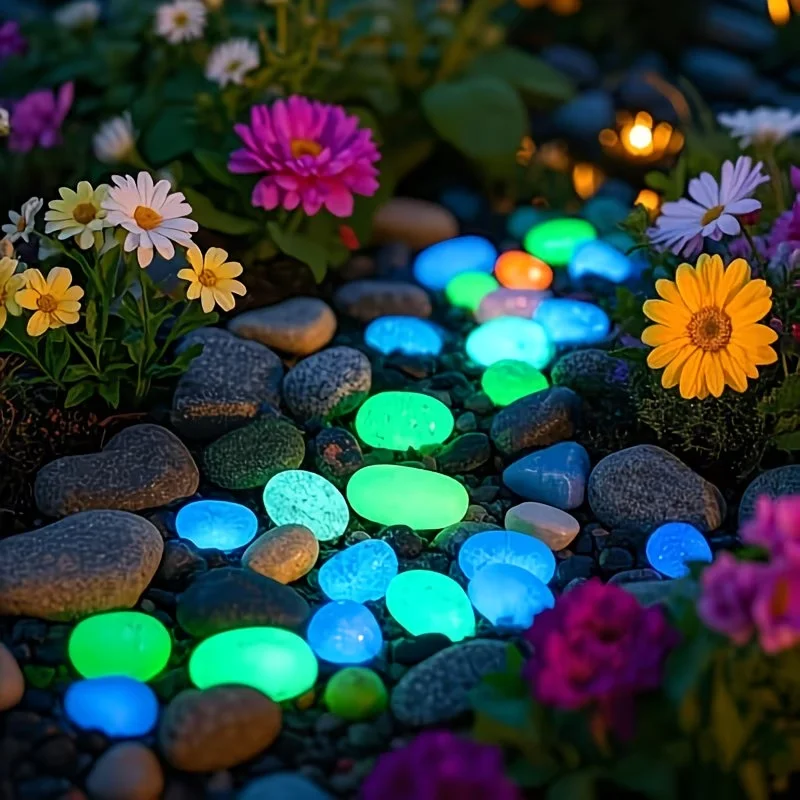 300PCS Luminous Pebble Set,0.9 - Aquarium Plant Design ulasan dan harga