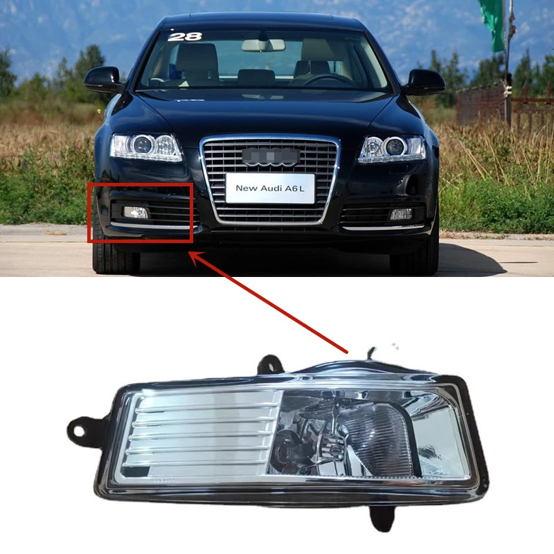 

For Audi A6L C6 2009 2010 2011 2012 car accsesories Fog Lamp Front Headlight Fog Grid Fog Lamp Bumper Lamp Fog Lamp Assembly