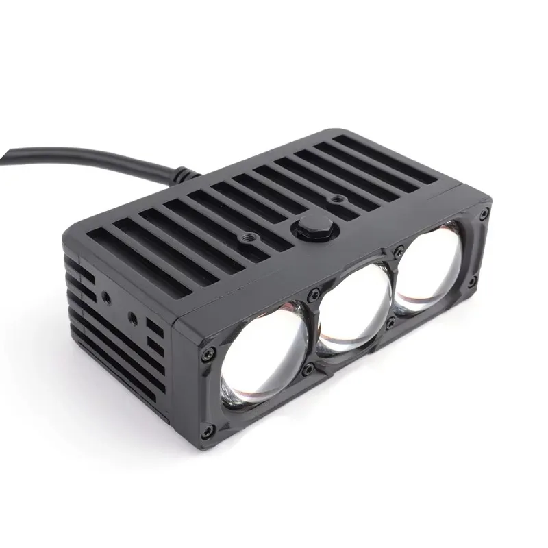 

Car External Auxiliary Lights 80W 6500K 3 Lens Super Bright Spotlight 12V 40W Led Car Grille Light for Off-Road Vehicle