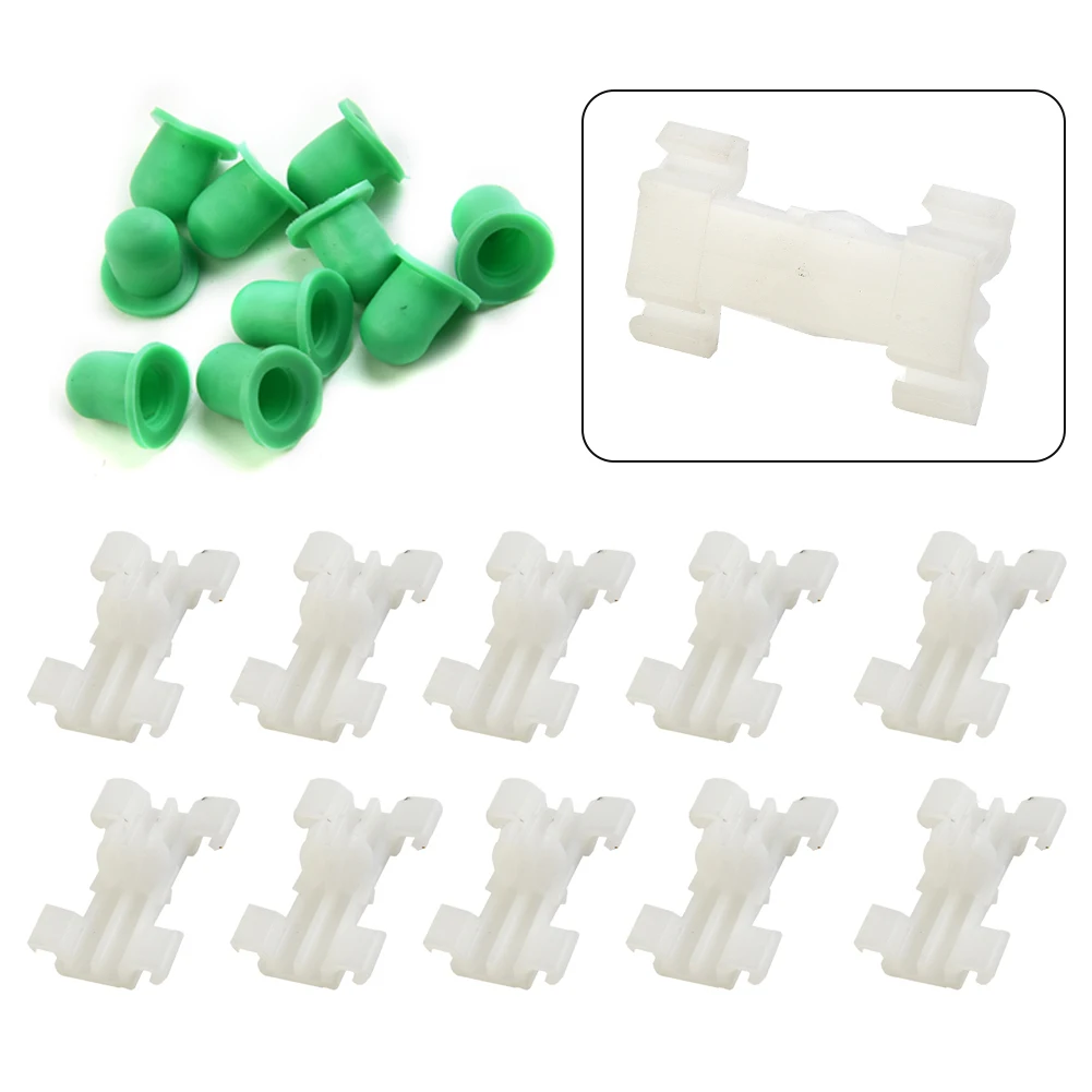 10Pcs Exterior Side Moulding Clip Door Bumpstrip Retaining Fastener Clip 51138231130 For BMW E46 Car Clips