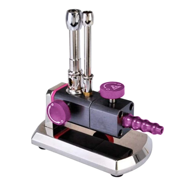 ●Double Tube Lab Rotatable Gas Light for Bottled Bunsen Burner Lab Tools Propane Lights Lamp