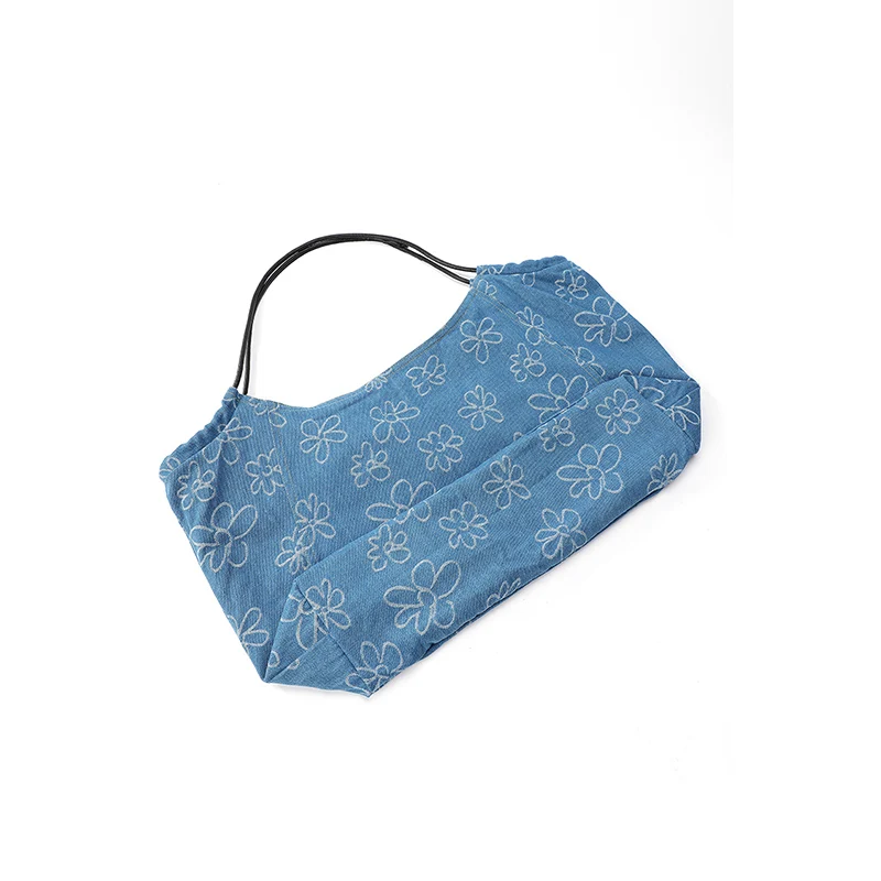 Elfsack 2025 outono nova chegada brincalhão completo floral impressão bolsa de ombro para mulher